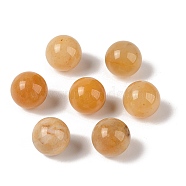 Natural Topaz Jade No Hole Sphere Beads, Round, 12mm(G-K353-04B-17)