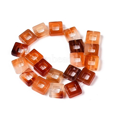 Natural Red Agate Beads Strands(G-N342-102A)-2