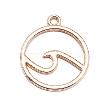 Light Gold Ring Alloy Pendants