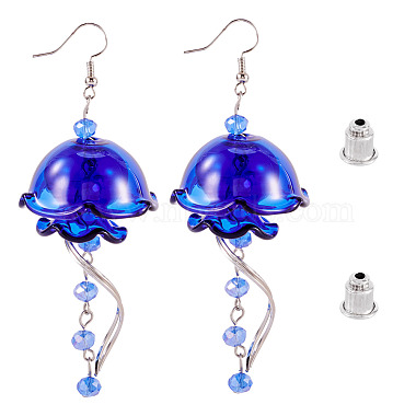 Brass Dangle Earring(EJEW-TAC00021)-1