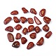 резные бусины из натуральной красной яшмы(G-M366-06)-1