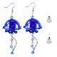Brass Dangle Earring(EJEW-TAC00021)-1