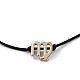 Adjustable Polyester Cord Slider Bracelets(BJEW-H540-A02-G)-1