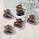 UV Plating Opaque Acrylic Beads(OACR-WH0031-23C)-1