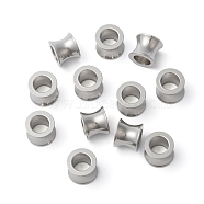 Stainless Steel Color, 10x8mm(STAS-E039-2)