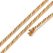 Polycotton Filigree Cord, Braided Rope, with Plastic Reel, for Wall Hanging, Crafts, Gift Wrapping, Peru, 1.2mm, about 27.34 Yards(25m)/Roll(OCOR-E027-02B-01)