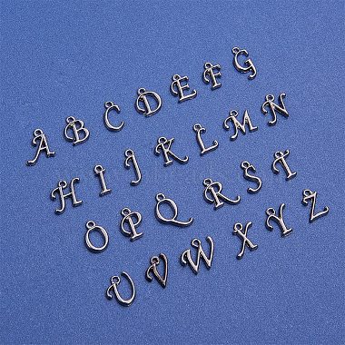 Pendentifs de l'alphabet en alliage(PALLOY-PH0012-29B)-5