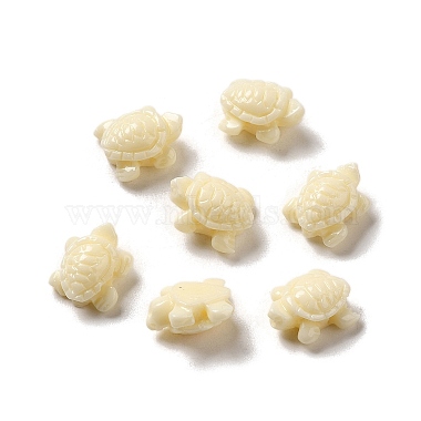 Pale Goldenrod Tortoise Resin Beads