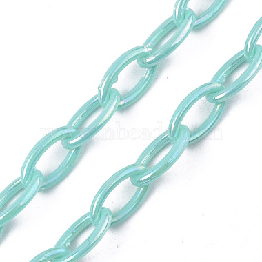 Acrylic Opaque Cable Chains(X-PACR-N009-001D)-4