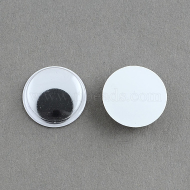 16mm Black Eye Plastic Cabochons