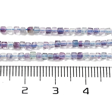 couleurs naturelles fluorite brins de perles(G-H042-B06-01)-5