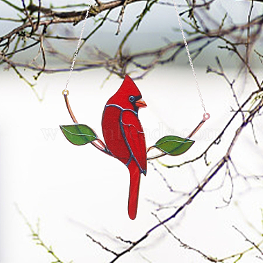 Iron Hummingbird Pendant Decorations(AJEW-WH0261-87)-6