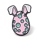 œuf de Pâques avec épingles en émail oreille de lapin pour femme(JEWB-D017-02A-EB)-1