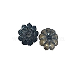 Zinc Alloy Incense Burner Holder, Home Office Teahouse Zen Buddhist Supplies, Lotus, Red Copper, 56x7mm, Hole: 1.7mm and 2.3mm(AJEW-WH0248-269)
