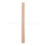 Beech Wood Sticks, Round Dowel Rod, for Braiding Tapestry, Column, PeachPuff, 300x3mm(DIY-WH0325-96A)