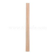 Beech Wood Sticks, Round Dowel Rod, for Braiding Tapestry, Column, PeachPuff, 300x3mm(DIY-WH0325-96A)