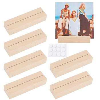 Olycraft Beechwood Name Card Holder, Business Card Holder, Rectangle, BurlyWood, 10x3x2cm