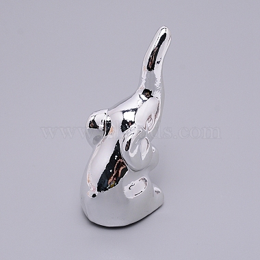 Porcelain Elephant Home Display Decorations(DJEW-WH0010-13A)-2