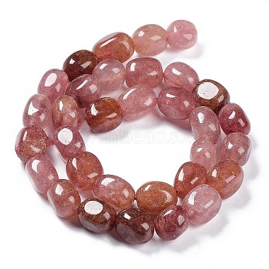 Natural Strawberry Quartz Beads Strands(G-C038-02L)-3