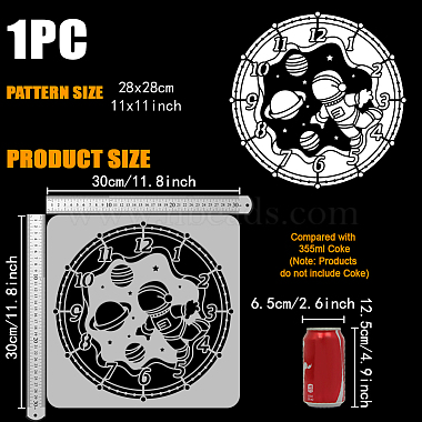 PET Hollow Out Drawing Painting Stencils(DIY-WH0391-0900)-2