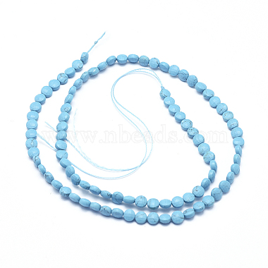 Synthetic Howlite Beads Strands(G-D0003-A56-1)-2