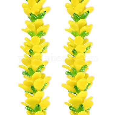 Handmade Lampwork Beads Strands(LAMP-P066-06)-1