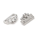 Brass Micro Pave Clear Cubic Zirconia Slide Charms(KK-P239-16P)-2