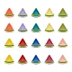 Craftdady 100pcs 10 colores cuentas de acrílico de esmalte transparente(TACR-CD0001-10)-1