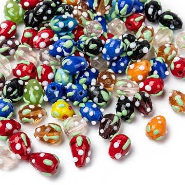 12mm Mixed Color Fruit Lampwork Beads