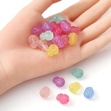 Transparent Frosted Acrylic Beads(MACR-YW0002-13)-3