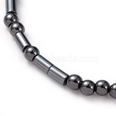 Adjustable Non-magnetic Synthetic Hematite Necklaces(NJEW-JN02704-03)-3