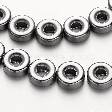 9mm Donut Non-magnetic Hematite Beads