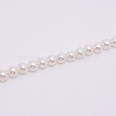 White Acrylic Round Beads Bag Handles(FIND-TAC0006-21D-01)-2