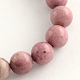Natural Rhodonite Beads Strands(X-G-R257-6mm)-1