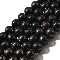 Natural Hypersthene Beads Strands, Round, 6mm, about 63pcs/strand, 15.7 inch(G-F784-A02-01)