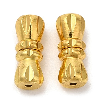 Brass Screw Clasps, Golden, 10~11.5x4.5~5mm
