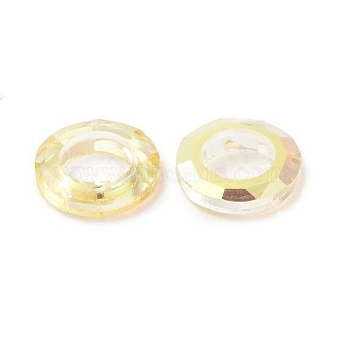 Electroplate Transparent Glass Linking Rings(GLAA-F126-01A)-2