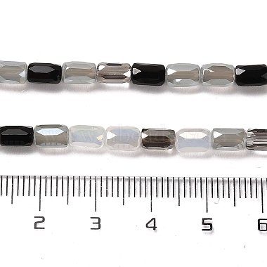 perles en verre plaquent brins(EGLA-D030-08B)-4