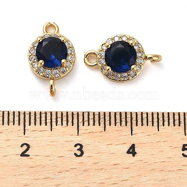 Brass Pave Cubic Zirconia Connector Charms(KK-D093-09G-03)-3