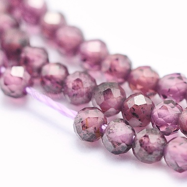 Natural Garnet Beads Strands(G-O166-13A-2mm)-3