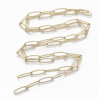 304 Stainless Steel Paperclip Chains(CHS-S006-JN958-2)-3