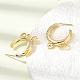 Brass Enamel Stud Earrings(KK-CBA8324-23G-04)-2