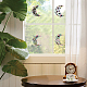 4Pcs 4 Patterns PVC Colored Laser Stained Window Film Adhesive Static Stickers(STIC-WH0008-004)-3