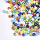 Perles de rocaille de verre opaques(SEED-S023-01C-M)-2