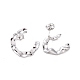 304 Stainless Steel Stud Earring for Women(EJEW-F287-03P)-2