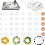1 Set DIY Children Toy Pulley Kits, Including Rubber Band, Plastic Gear, Mixed Color(DIY-FG0002-79)
