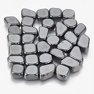Magnetic Synthetic Hematite Beads, No Hole/Undrilled, Nuggets, 19~34x14~26x11~12mm, about 55pcs/1000g(G-T094-18)
