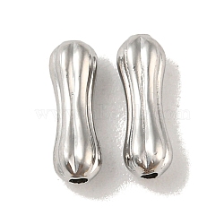 Brass Beads, Fancy Cut Vase, Platinum, 7mm, Hole: 0.7mm(KK-R152-11P)