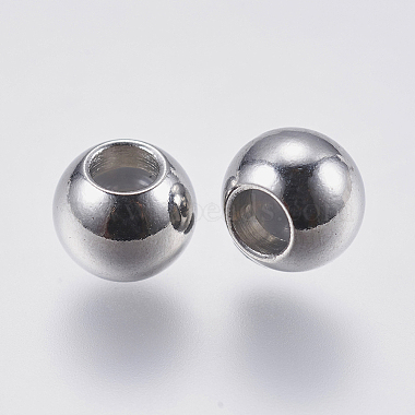 201 Stainless Steel Beads(STAS-F195-007P-6mm)-2