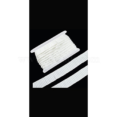 10 Yards Polyester Pleated Satin Wrinkle Ribbon(OCOR-FG0002-47A)-7